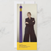 Moderne Fotografie-Abschlussanzeige in Grafik-Opti (Vorderseite)