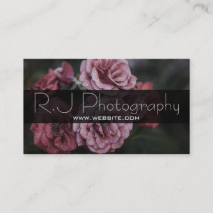 Moderne Fotografie des Fotografen Visitenkarte