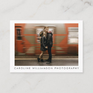 Moderne Fotografie Geschäft Großes Foto Stylisch Visitenkarte