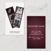 Moderne Fotografie-Hintergrund Visitenkarte (Vorne/Hinten)
