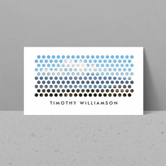 Moderne Fotografie kreiert Muster sozialer Medien Visitenkarte