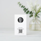 Moderne Fotografie Minimal einfaches Foto Visitenkarte (Stehend Vorderseite)