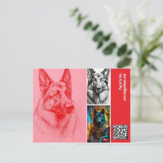 Moderne Fotografie Postkarte (Stehend Vorderseite)