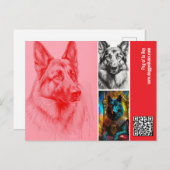 Moderne Fotografie Postkarte (Vorne/Hinten)