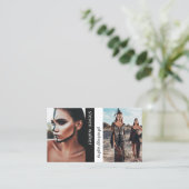 Moderne Fotografie Schwarz-weißer Fotograf Visitenkarte (Stehend Vorderseite)