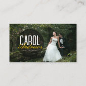 Moderne Fotografie Visitenkarte (Vorderseite)