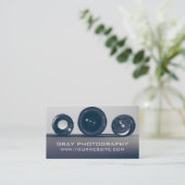 Moderne Fotografie Visitenkarte (Stehend Vorderseite)