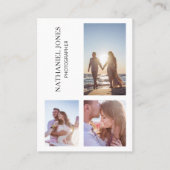 Moderne Fotografie Visitenkarte (Vorderseite)