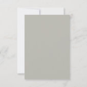 Moderne Fotohochzeit-Save-the-Date-Karte mit Monog Save The Date (Rückseite)