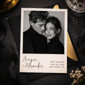 Moderne Fotohochzeit - Save-the-Date Save The Date