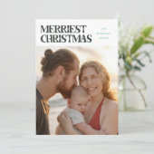 MODERNE FOTOKARTE FEIERTAGSKARTE (Stehend Vorderseite)