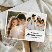 Moderne Fotokarte zum Hochzeitstag