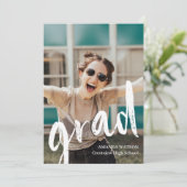 Moderne Fotoklasse Grad 2022 Abschluss Einladung (Stehend Vorderseite)