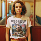 Moderne Fotomaterial Collage für immer fehlt T-Shirt