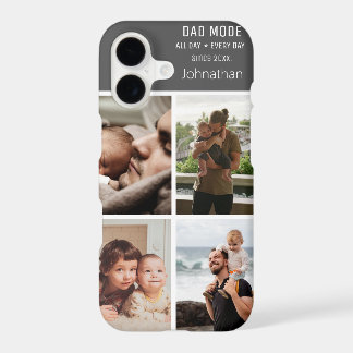 Moderne Fotomaterial personalisieren Sie den Vater