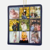 Moderne Fotomaterial Was für eine einjährige Marin Keramikornament (Links)