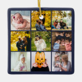 Moderne Fotomaterial Was für eine einjährige Marin Keramikornament (Vorderseite)