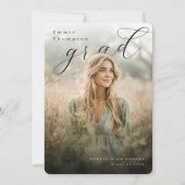 Moderne FotoPop-Collage Abschlussfeier Einladung (Vorderseite)