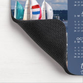 Moderne Fotos 2026 Kalender 3 Personalisiert Mousepad (Ecke)