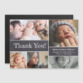 Moderne Fotos Babydusche Halbpension Magnetkarte (Vorne/Hinten)