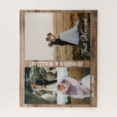 Moderne Fotos Einfache personalisierte Geschenkspe Puzzle (Vertikal)