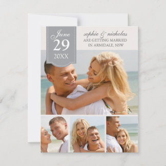 Moderne Fotos Hochzeit speichern das Datum Save The Date