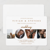 Moderne Fotos mit Minimalistischer Liebe Einladung (Vorne/Hinten)