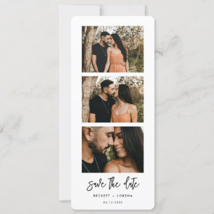 Moderne Fotos Save the Date Ankündigung