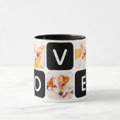 Moderne Fotos zur Erinnerung an Haustiere Tasse (Zentrum)