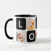 Moderne Fotos zur Erinnerung an Haustiere Tasse (Links)