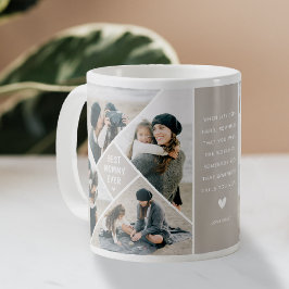 Moderne Fotosammlung "Beste MAMA je" Kaffeetasse