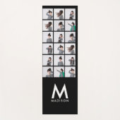 Moderne Fotosammlung von Erinnerungen| Name hinzuf Yogamatte (Vorderseite)