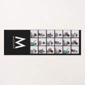 Moderne Fotosammlung von Erinnerungen| Name hinzuf Yogamatte (Vorderseite (Horizontal))