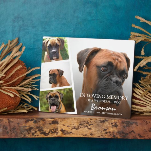 Moderne Fotosammlung zur Erinnerung an Haustiere Fotoplatte (Seite)