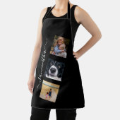 Moderne Fotovorlage Handgeschriebene Namensschrift Schürze (InSitu)