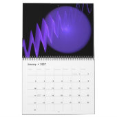 Moderne Fractals Kalender (Jan 2027)