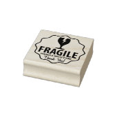Moderne Fragile, Verpackung Gummistempel (Stempel)
