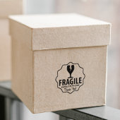 Moderne Fragile, Verpackung Gummistempel