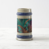 Moderne Fraktal Art Bierglas (Mittel)