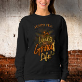 Moderne Frau im Leben des Grace Life personalisier Sweatshirt