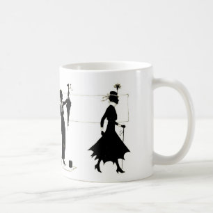 Moderne Frau Kaffeetasse