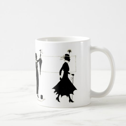 Moderne Frau Kaffeetasse (Rechts)