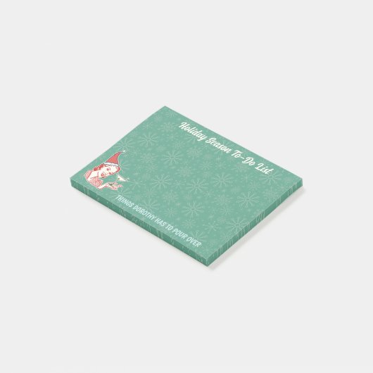 Moderne Frauen aus dem 20. Jahrhundert im Retro-St Post-it Klebezettel (angewinkelt)