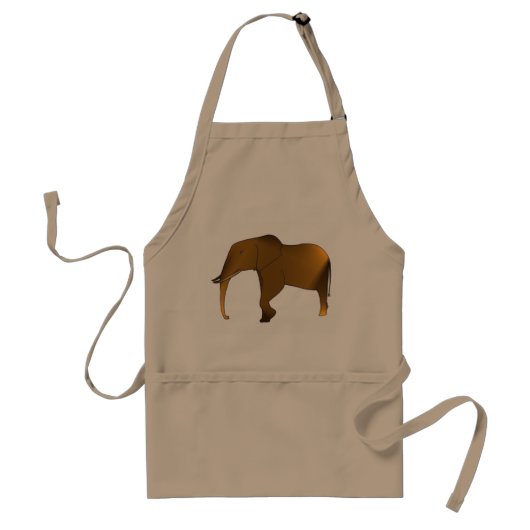 Moderne Frauen Elefant Schürze (Vorne)