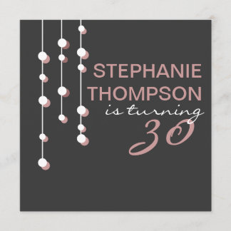 Moderne Frauen-Geburtstags-Party Einladung