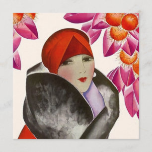 MODERNE FRAUEN-GEBURTSTAGS-PARTY EINLADUNG LADEN