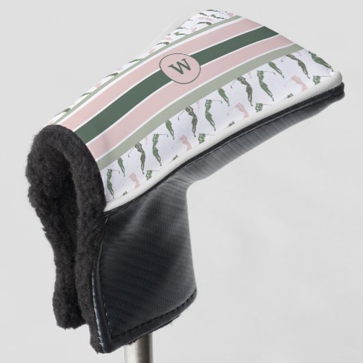 Moderne Frauen Golfer Golf Headcover (3/4 Vorderseite)