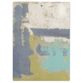 Moderne freie Ausdruck-Malerei Klemmbrett (Rückseite)