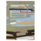 Moderne freie Ausdruck-Malerei vom Normannen Wyatt Klemmbrett (Rückseite)