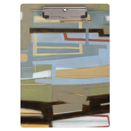 Moderne freie Ausdruck-Malerei vom Normannen Wyatt Klemmbrett (Vorderseite)